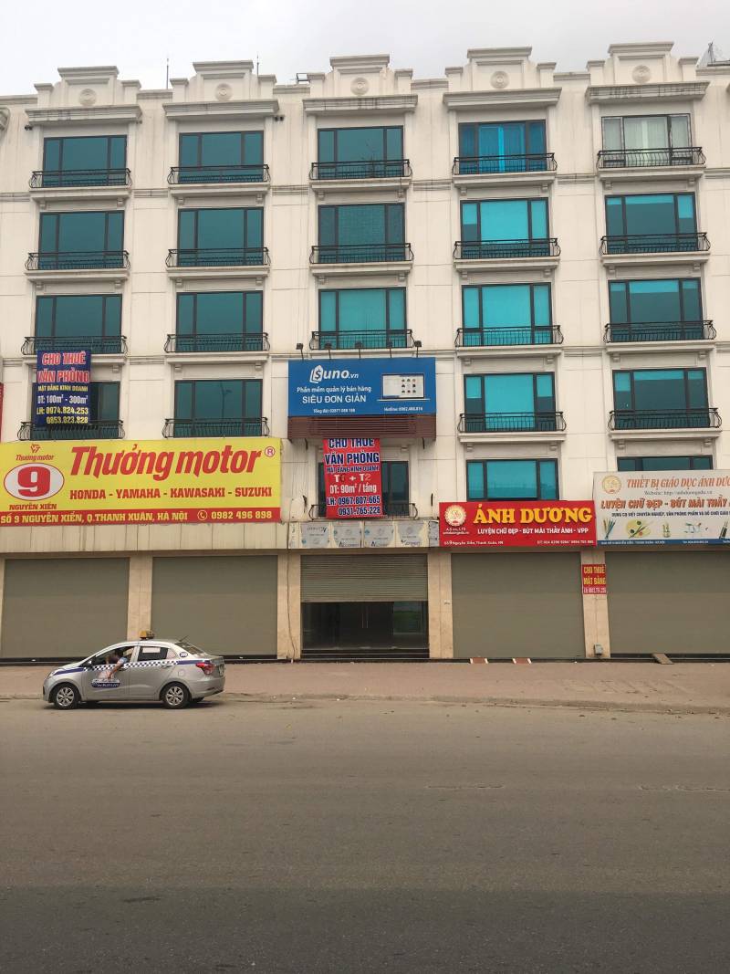 Cho thuê mặt tiền treo biển quảng cáo trên cao